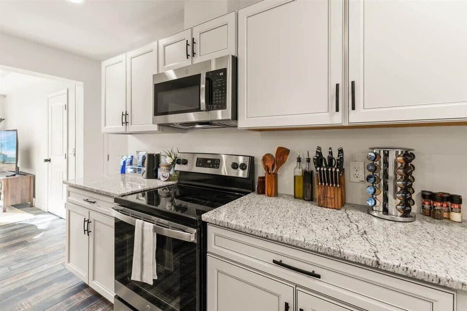 Modern Kitchen with Stainless Steel Appliances