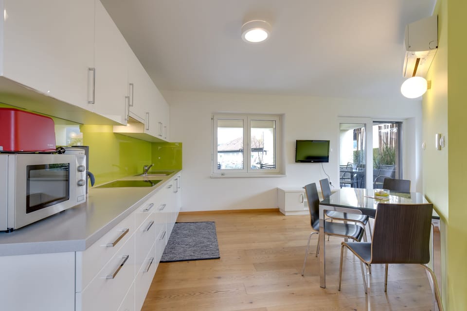 Kitchen and dining area