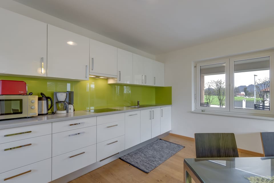 Kitchen and dining area
