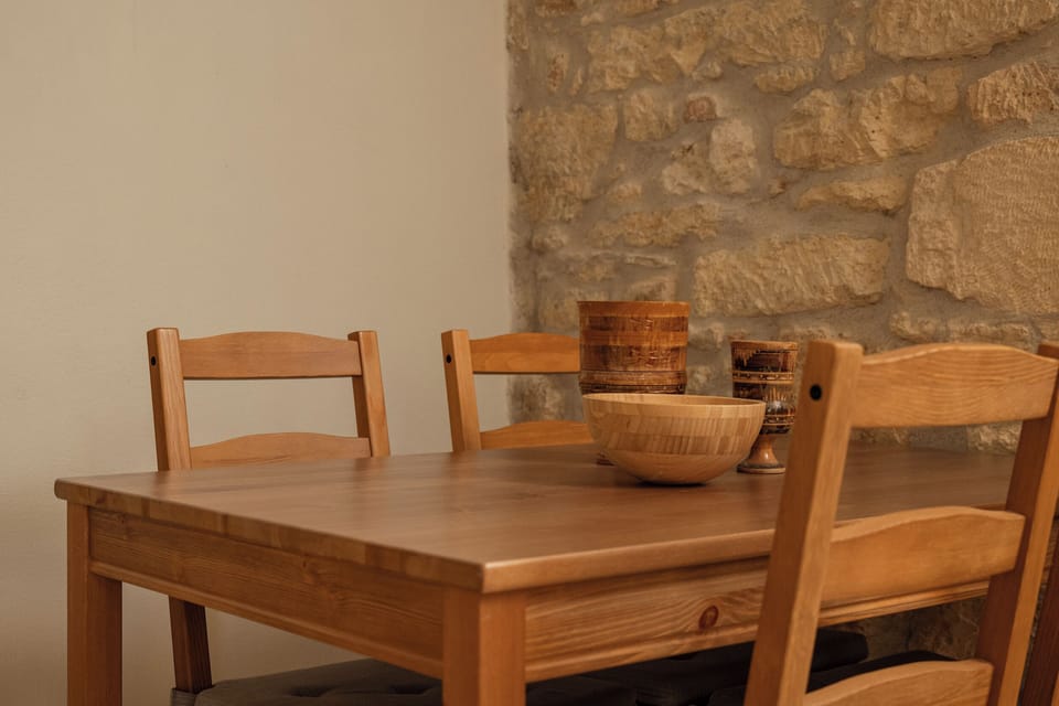 Beautiful wooden set.