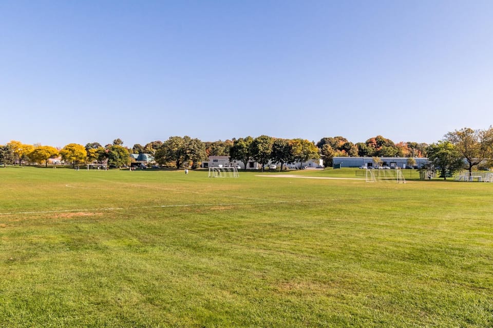 View of Doherty Field. 
