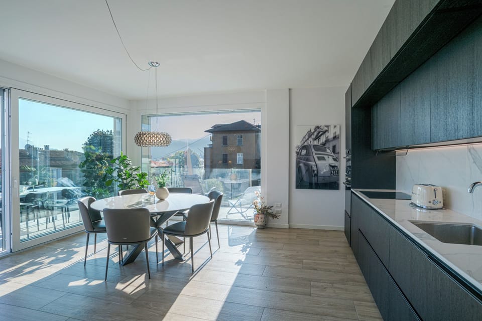 Kitchen and dining area