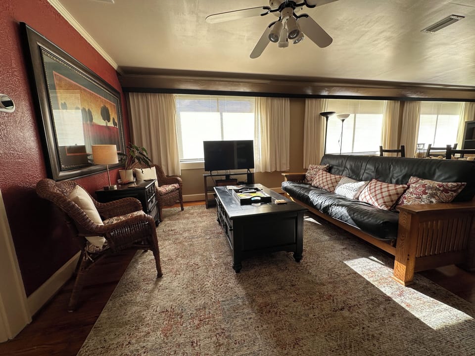 Living room area in main room