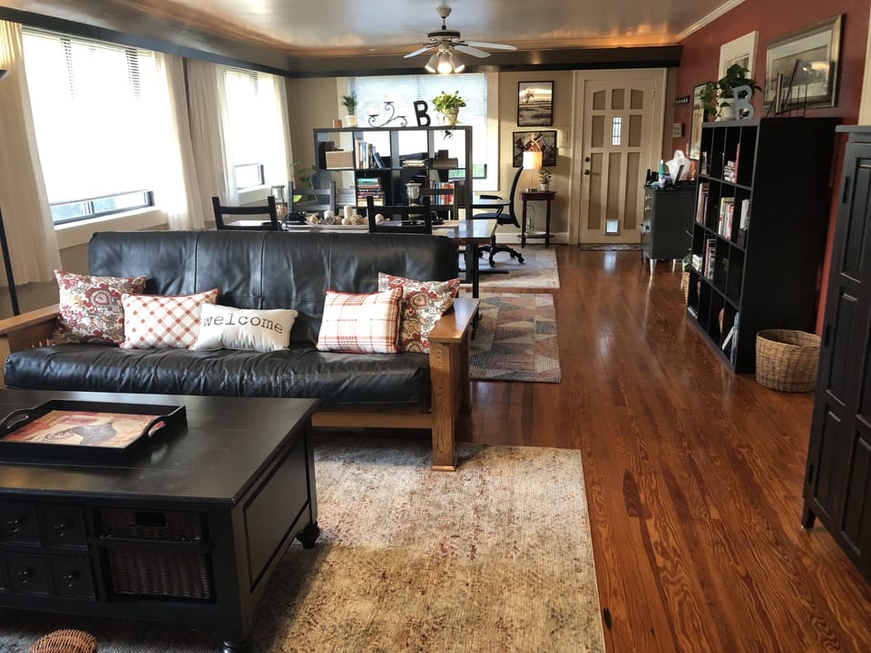 The main room. It measures 30’x18’