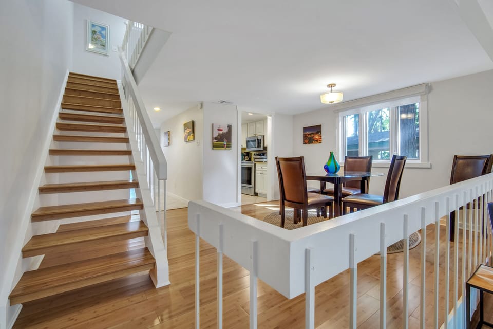 Stairs to the upper level