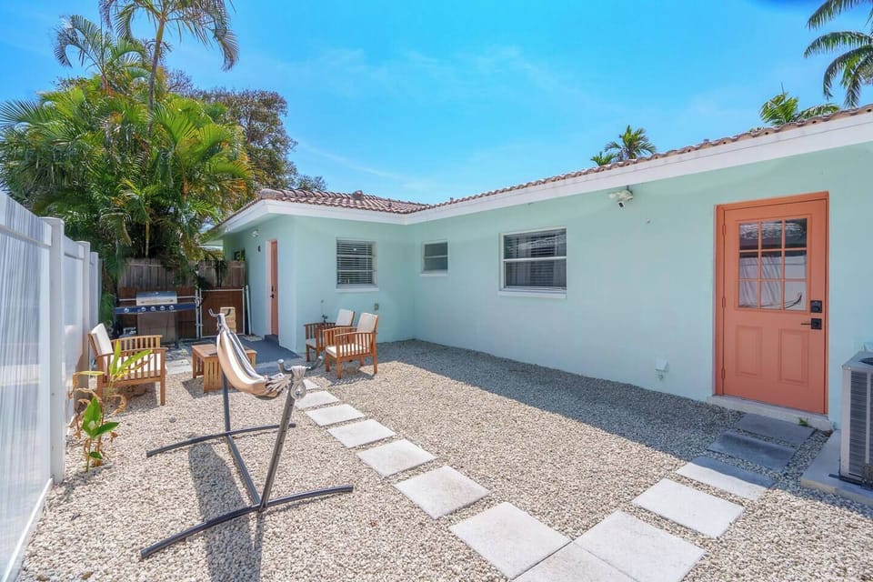 "Experience outdoor living at its finest in our beautifully furnished backyard. Sip your morning coffee, dine al fresco, or simply soak up the sun in this serene and stylish outdoor oasis.