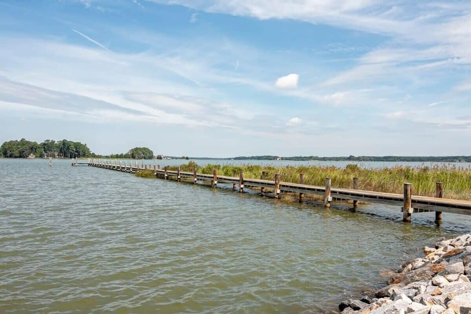 Private dock for fishing, kayaking, and unforgettable waterfront moments.