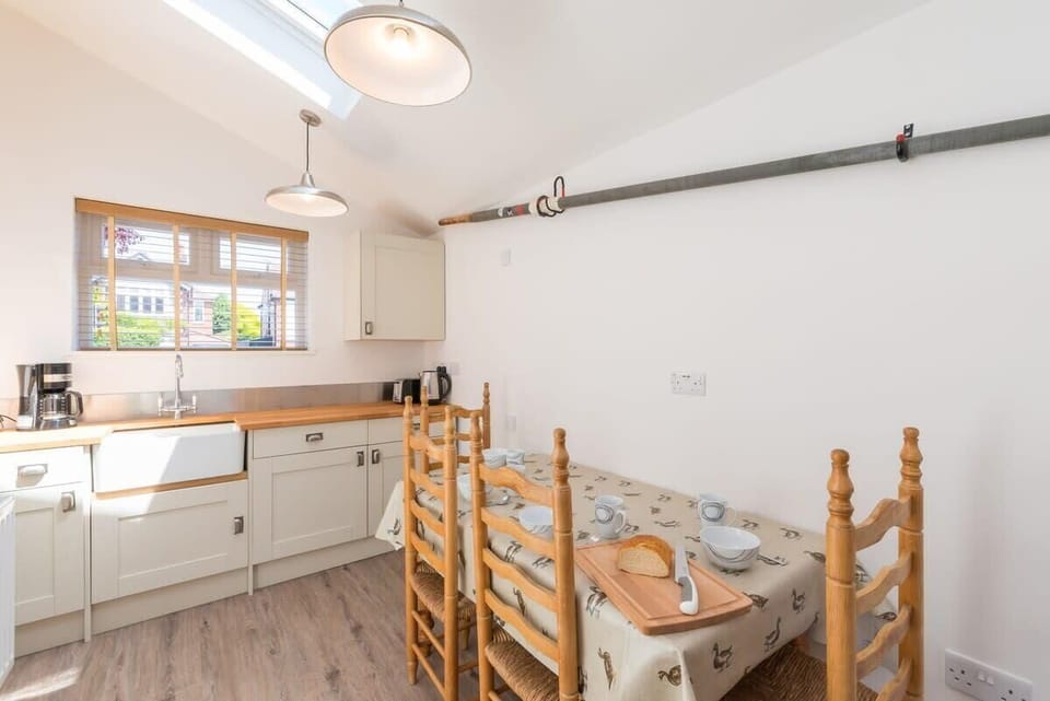 Breakfast room - another light room with two large 'Velux' style lights in the roof. 