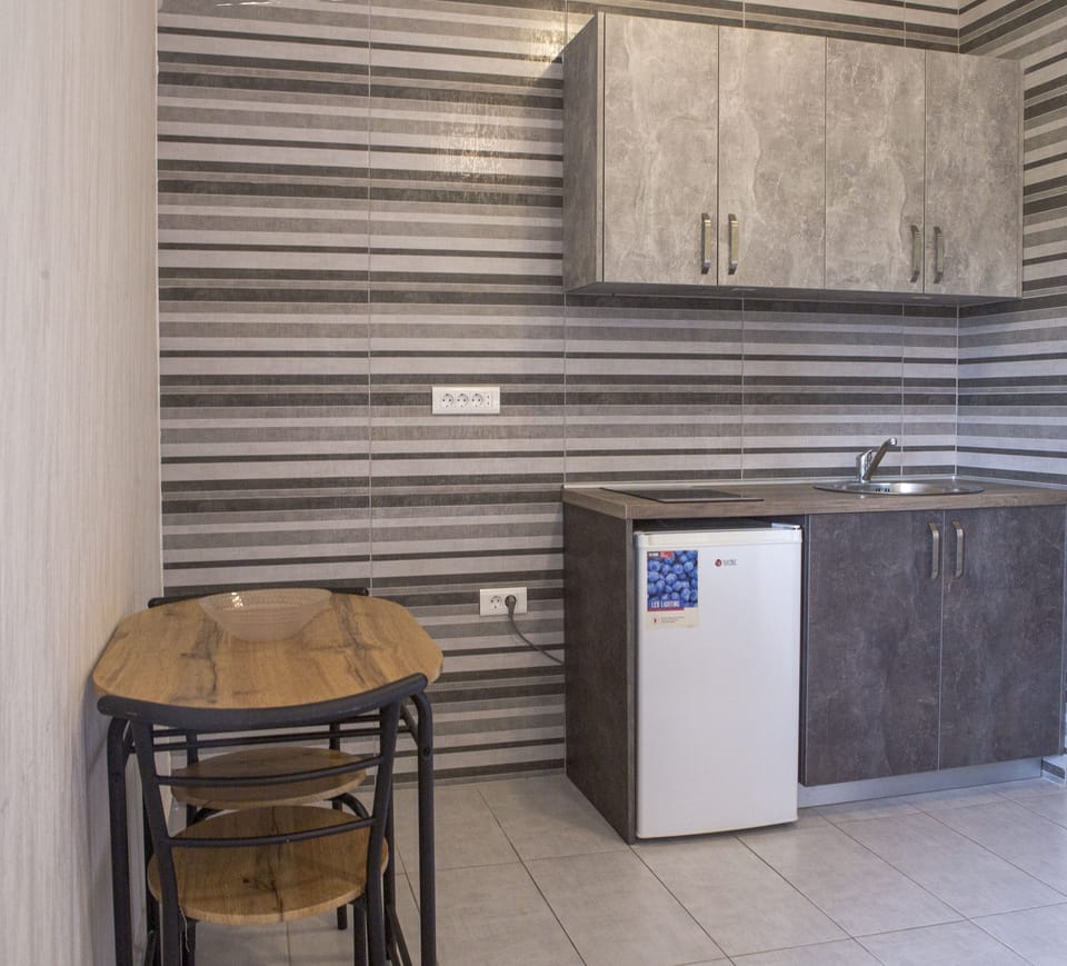 Kitchenette and dining area
