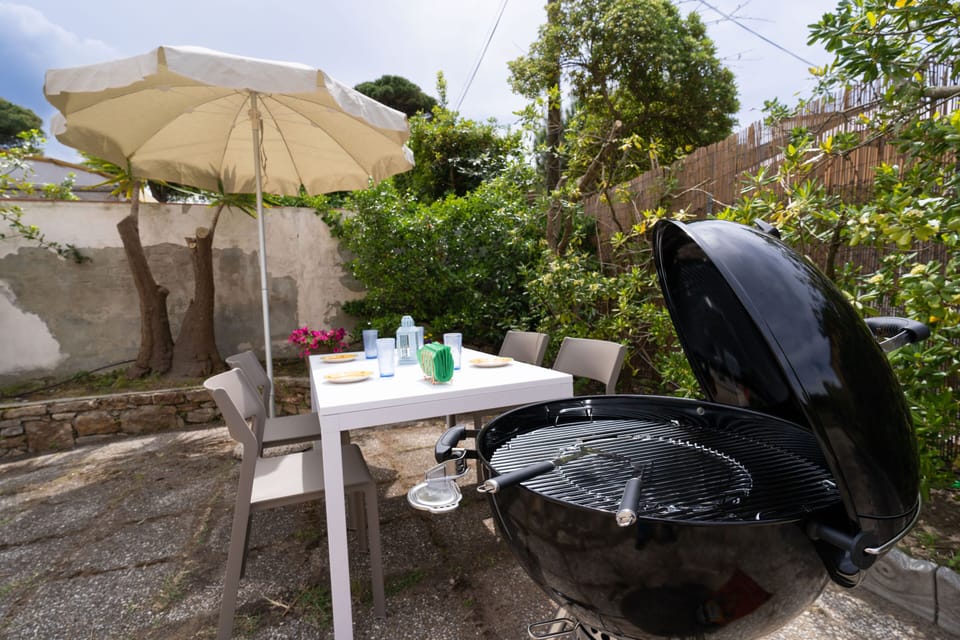 Outdoor dining area