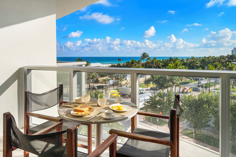Private Balcony with Ocean View