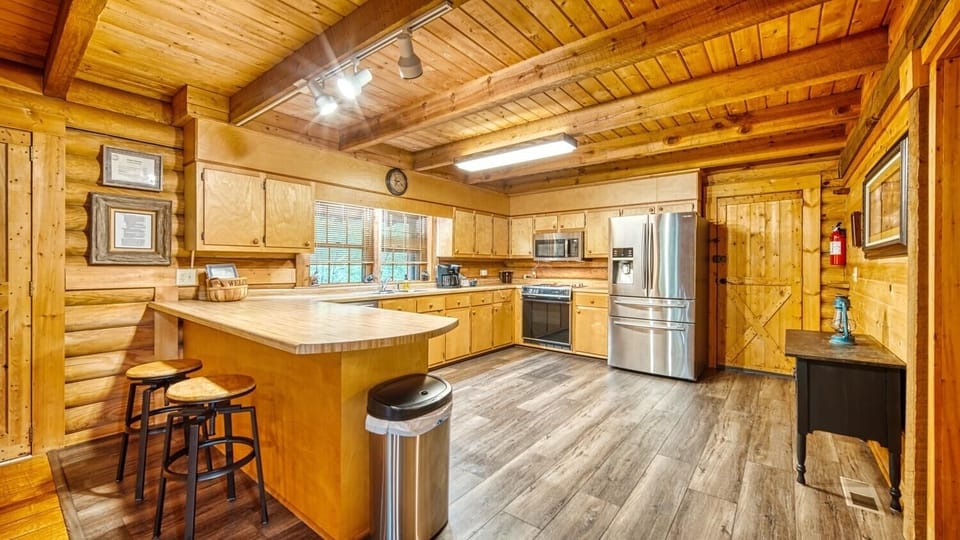 Kitchen view from living room