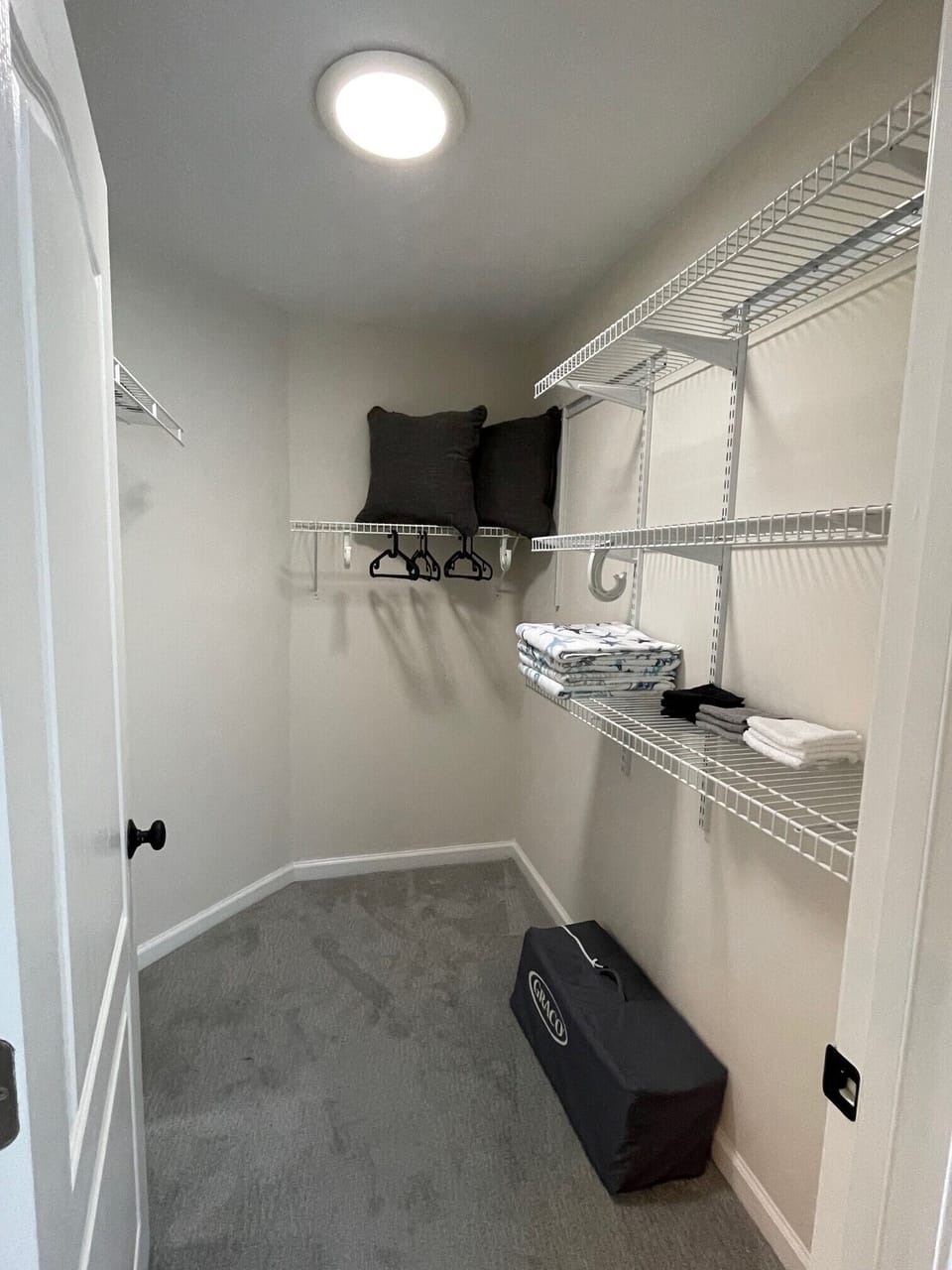 walk in master closet