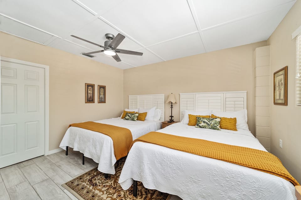 Bedroom Four - Two Queen Beds