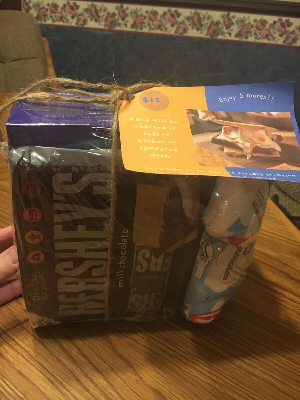 Smores provided for your use at firepit