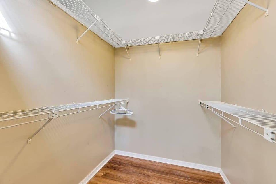 Master Bedroom walk in closet.
