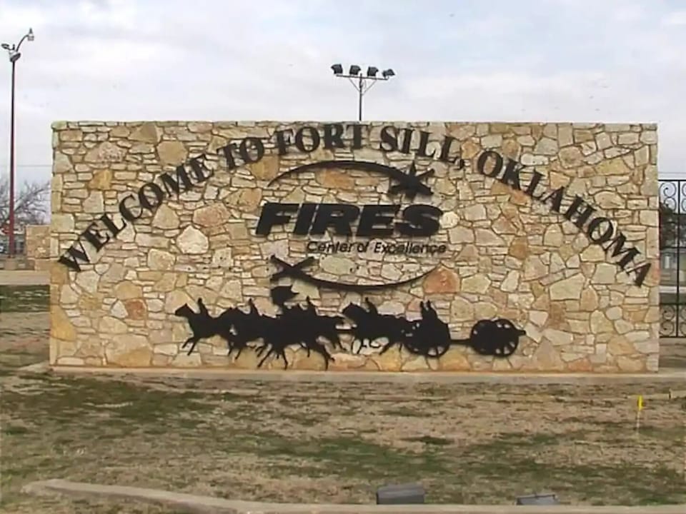 Fort Sill military base 2 Gates away 