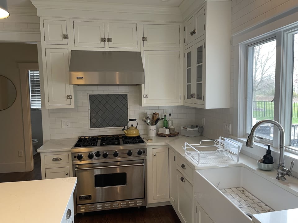 Kitchen with Viking stove