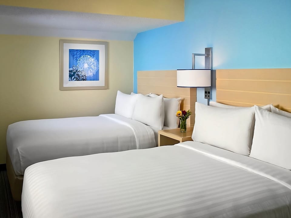 Settle into two plush beds for easy, restful nights.