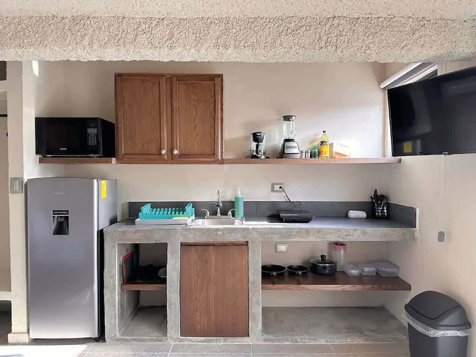 Kitchen and dining area