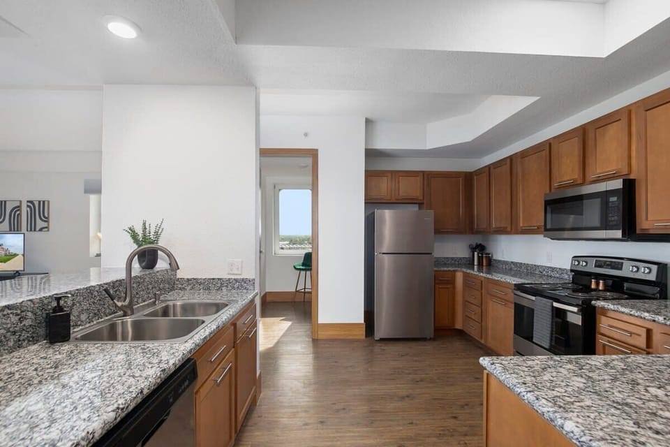 Fully stocked kitchen