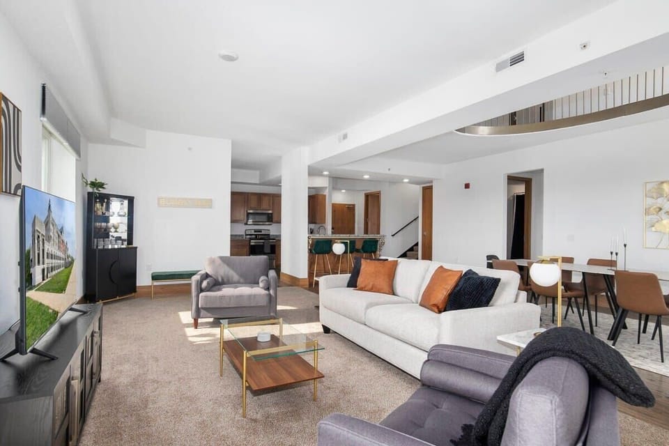 Open concept living space