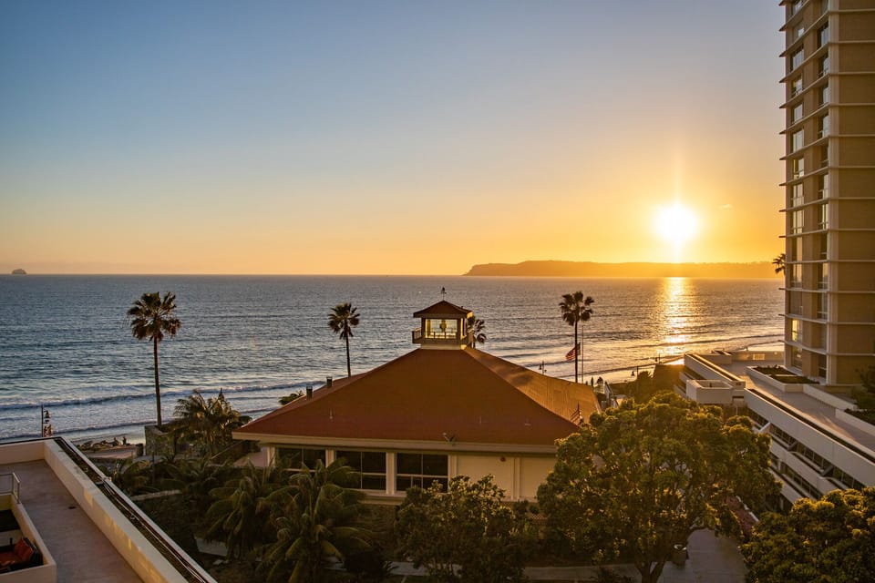 Beautiful sunsets over Point Loma