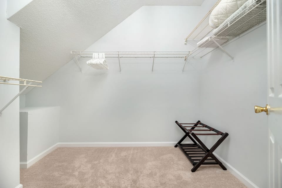 Primary bedroom closet