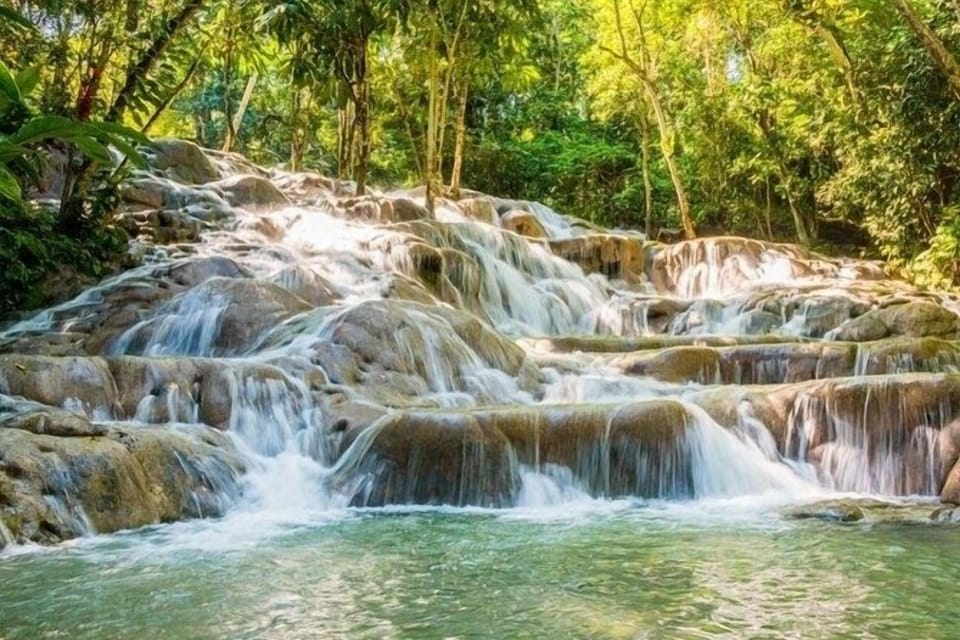 Dunns’ River Falls. 25 mins from Camelot Village