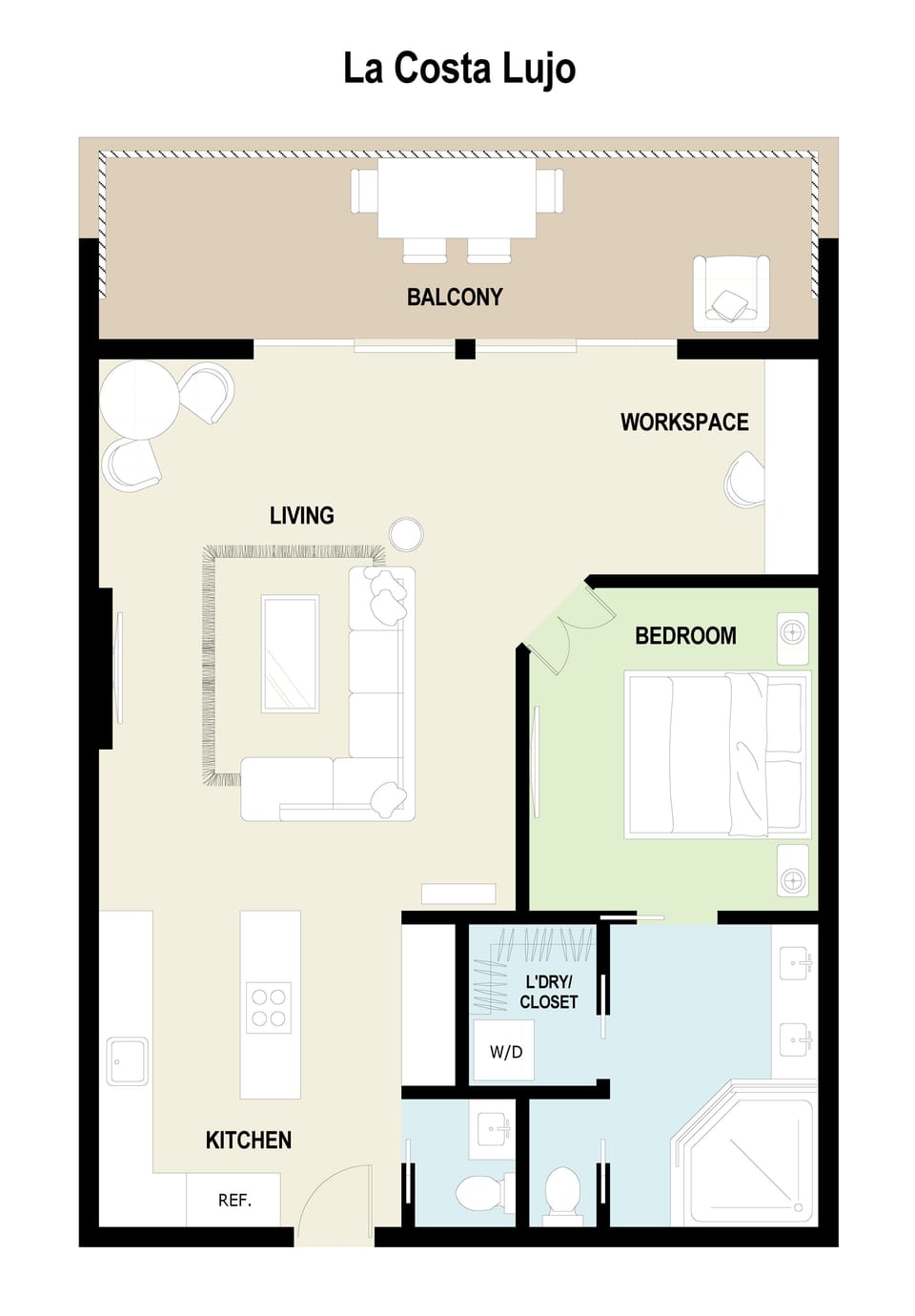 Floor plan of La Costa Lujo