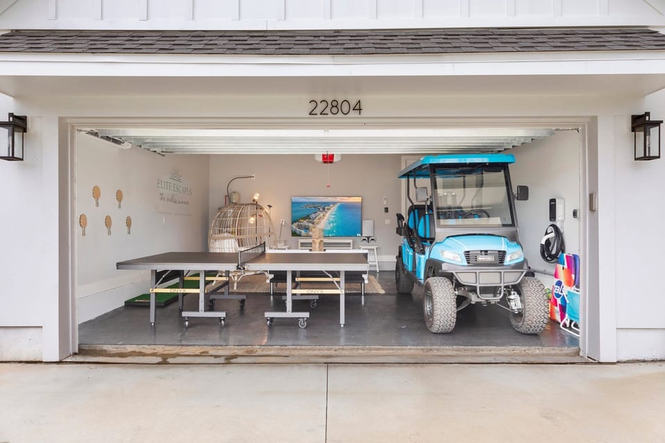 ★ "My kids LOVED the garage. They enjoyed playing ping pong, putt putt, & games on the PS5."
