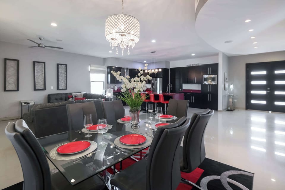 Elegant dining area
