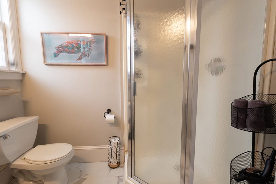 Large corner shower