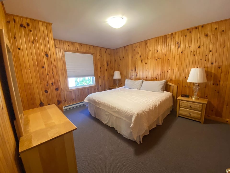 Bedroom with king bed