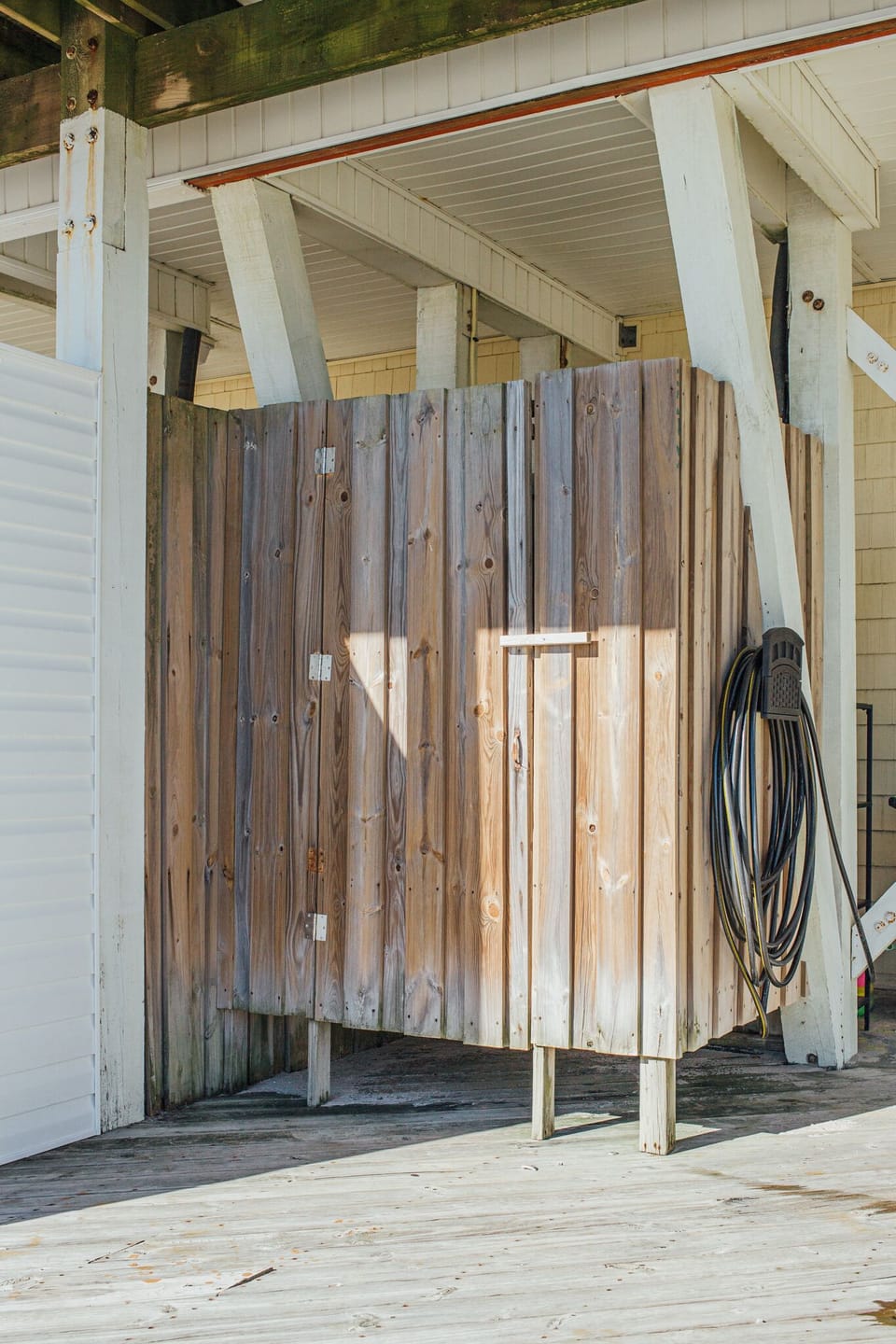 outdoor shower
