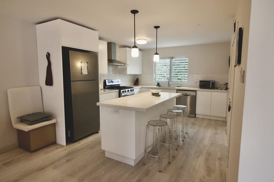 Kitchen with center island
