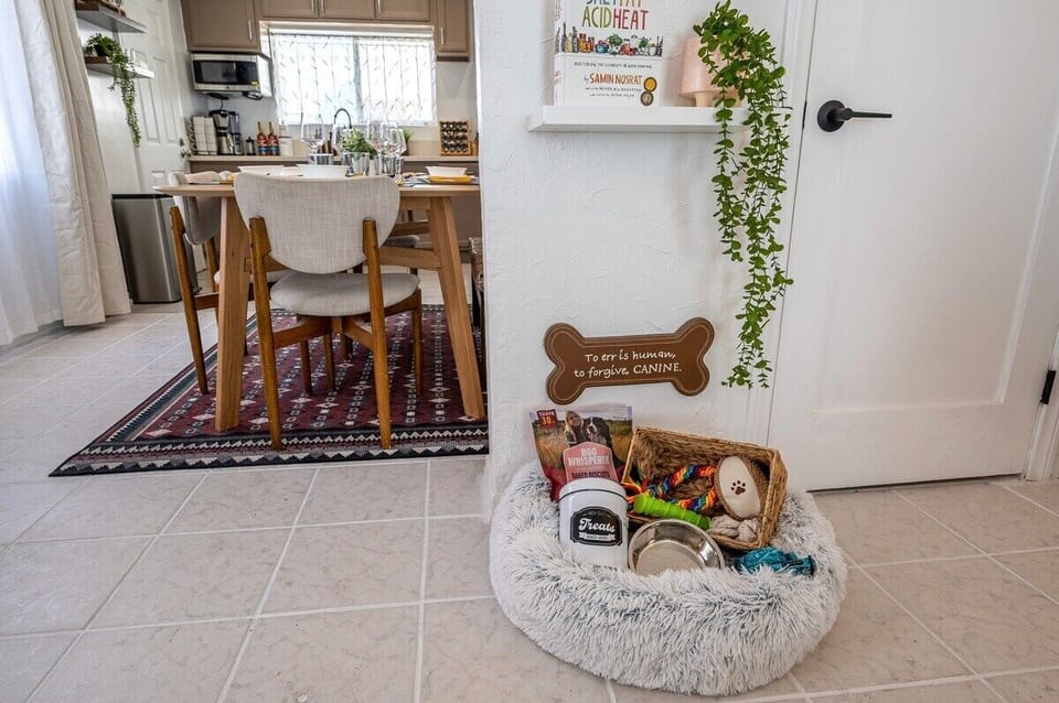 Dog bed, treats, and toys for your furry babies!