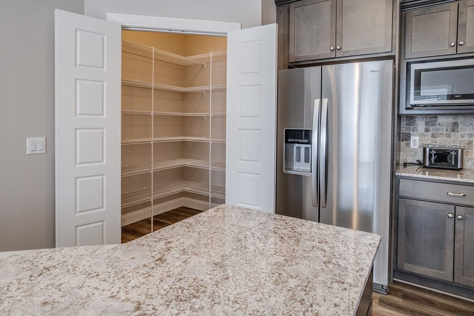 Kitchen walk in pantry 