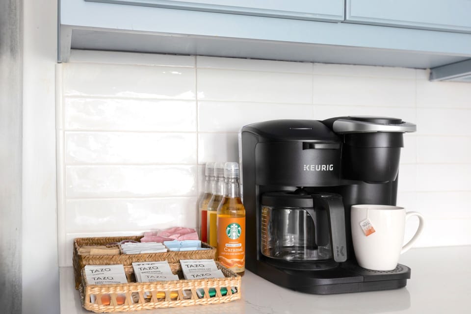 Peaceful Mornings with a Coffee & Tea Bar