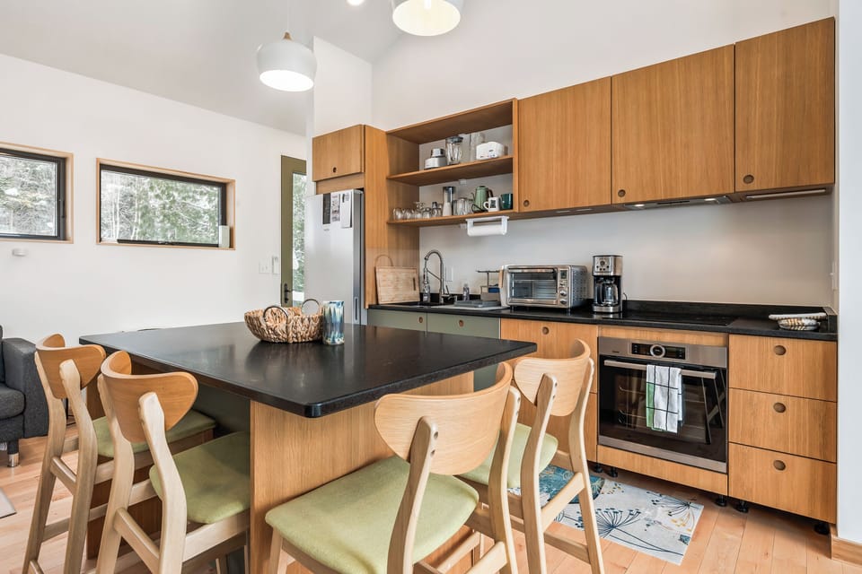 Kitchen with island seating for 4