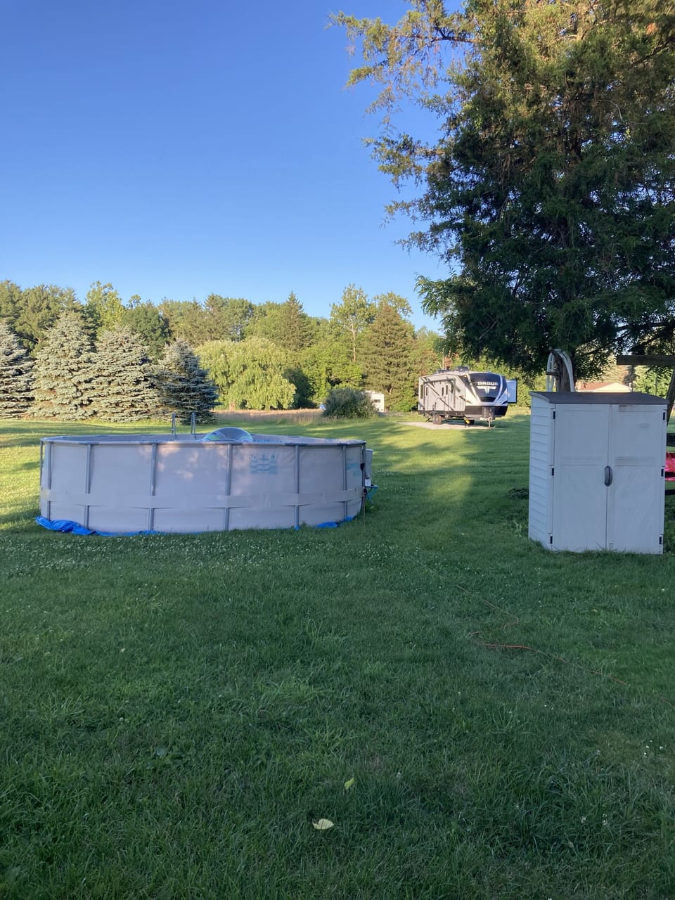 plenty of back yard room for the kids to play