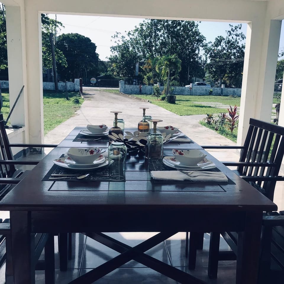 Outdoor dining