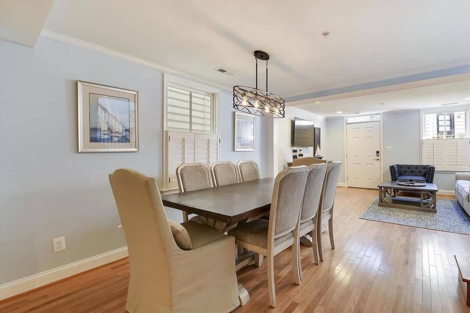 The dining room table