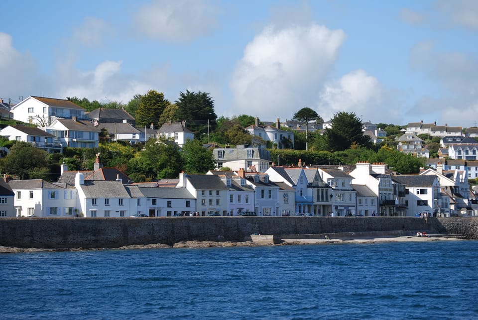 Crows Nest can be seen from the St Mawes ferry, peeping out over the village