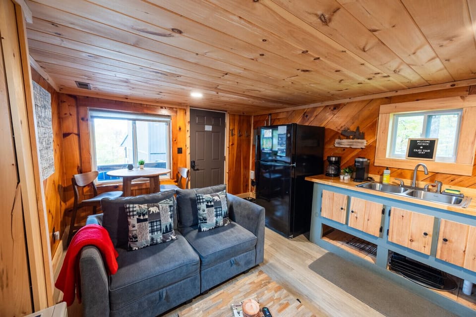 Cabin life looks like this