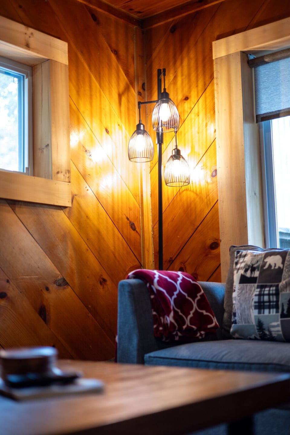 Curl up, unwind, and let the cabin do its magic.