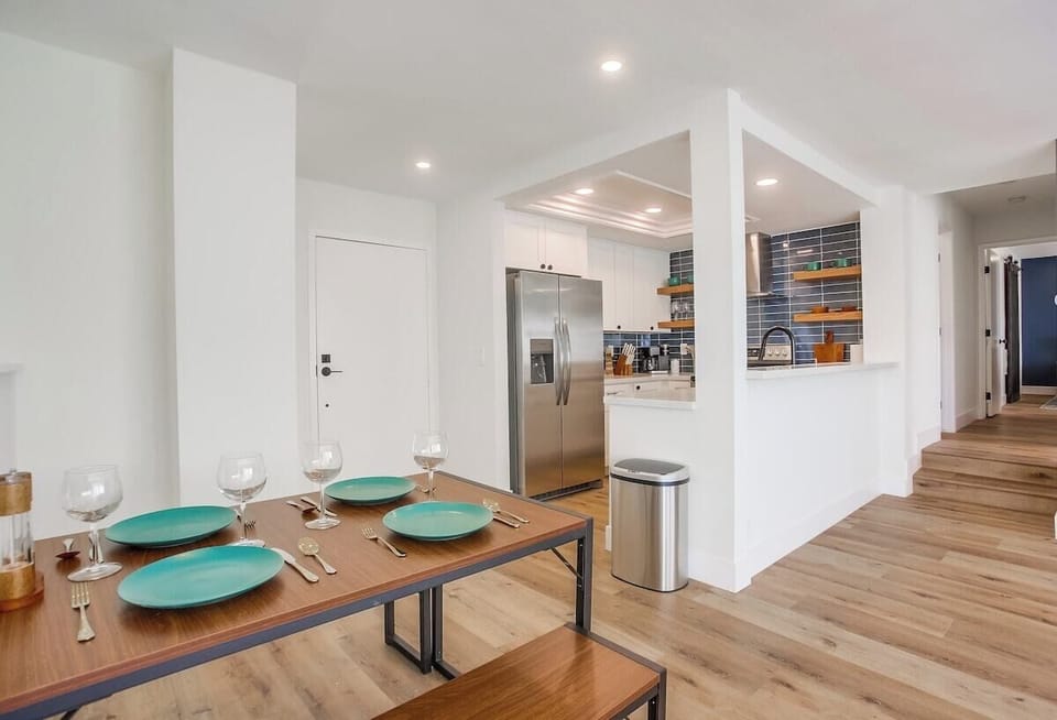 Dining and kitchen