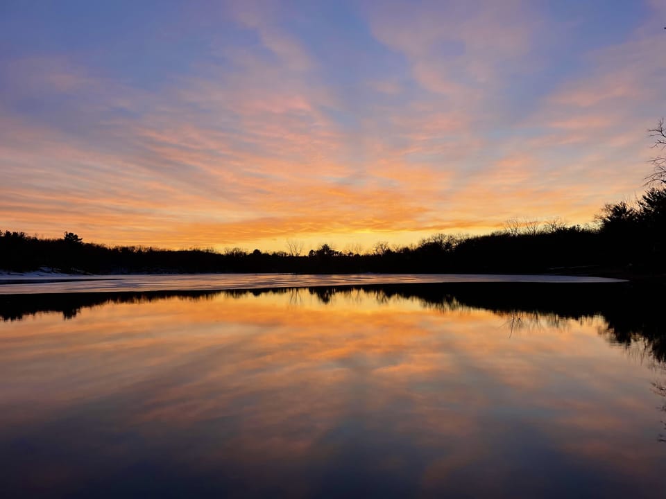 The most spectacular sunsets from the house, sandy shoreline or dock.