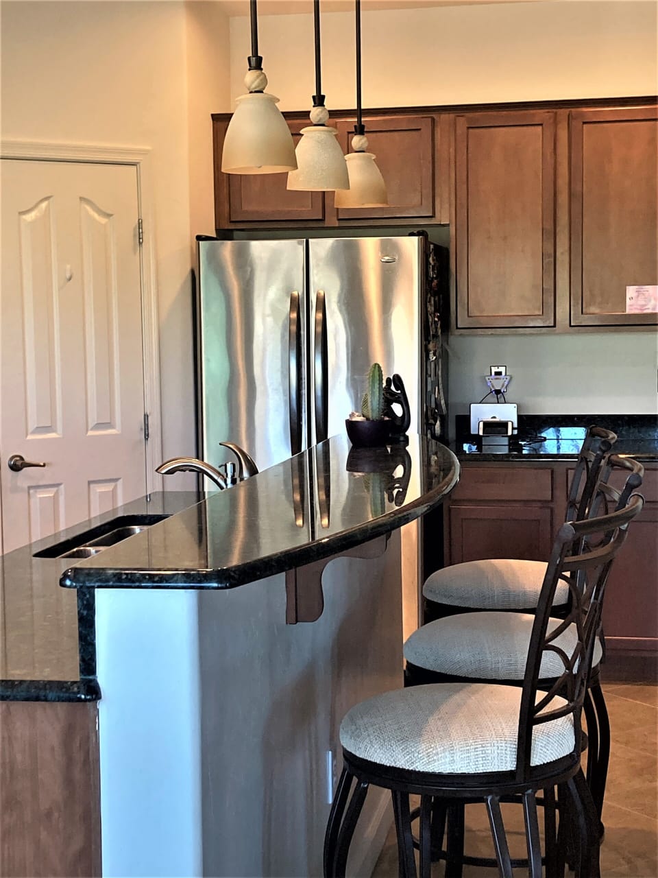 Refrigerator and walk-in pantry door
