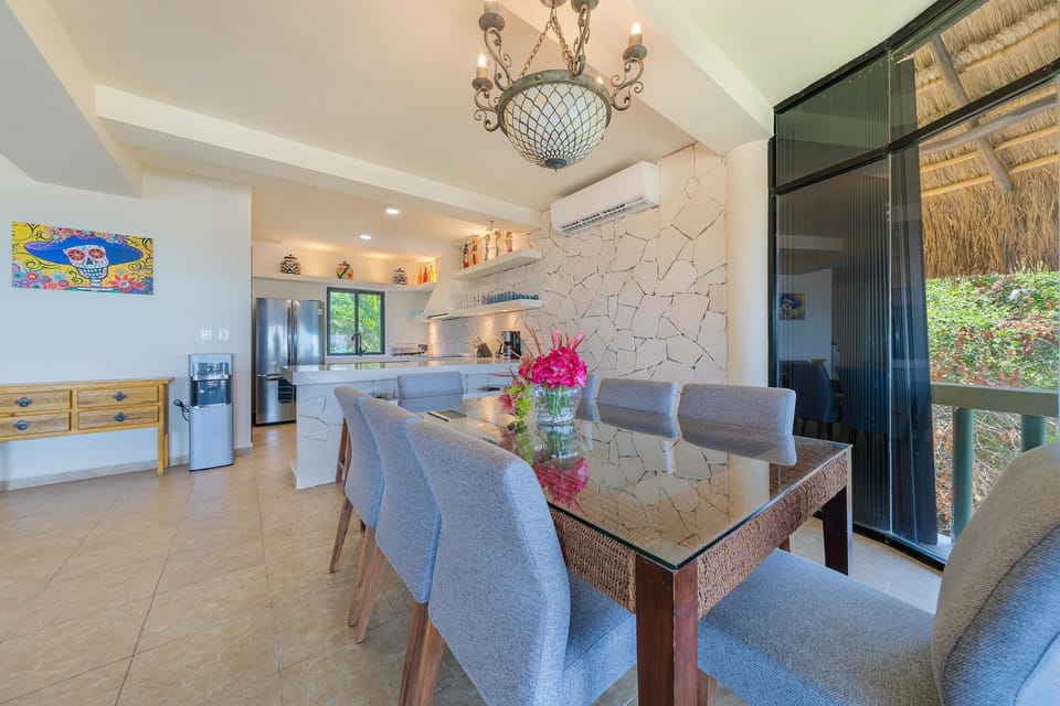 Dining Room and Kitchen with Ocean View